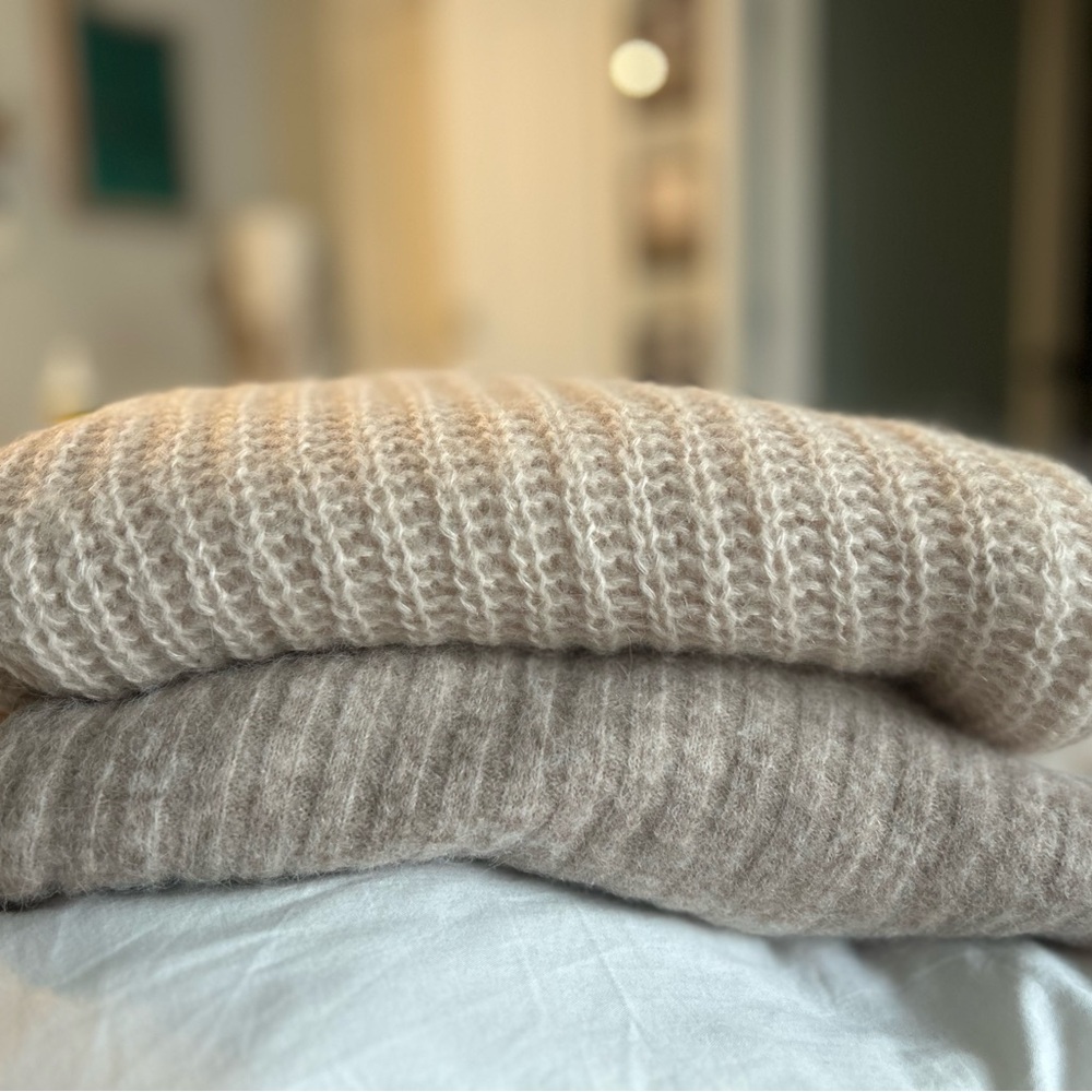 Cozy Beige Knit Sweater